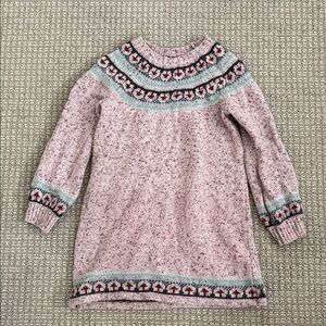Tea Collection Pink and Blue Knit Dress